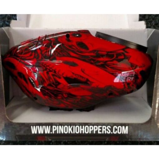 Pinokio Speed Loader - Red Skulls and Roses