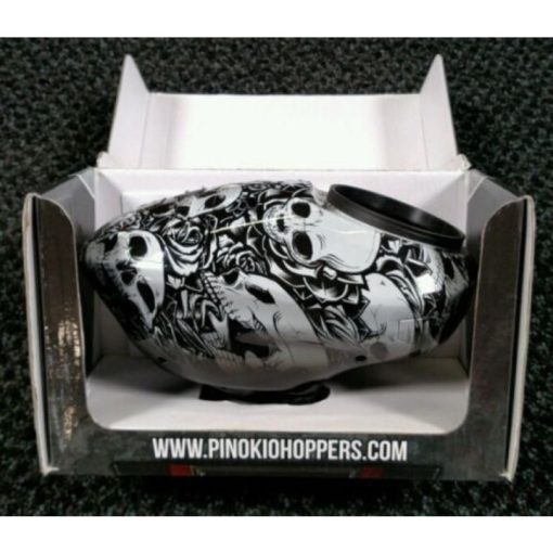 Pinokio Speed Loader - White Skulls and Roses